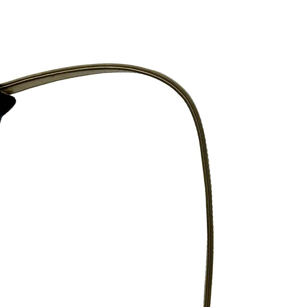 CHANEL Gold Lambskin Leather Logo Shoulder Bag - Picture 13 of 16